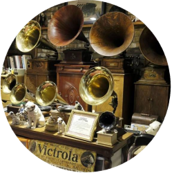 Forget the vinyl comeback. See a house stuffed with antique phonographs.