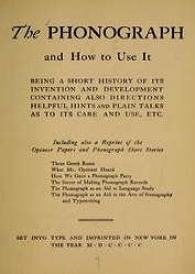books the phonograph