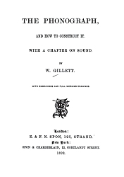 the phonograph and how to construct it